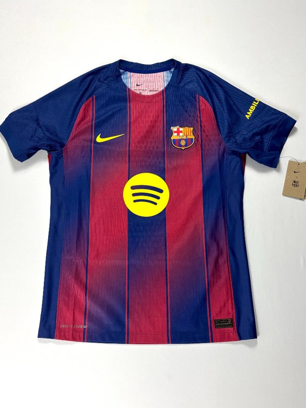 FC Barcelona Nike Mens Home Authentic Soccer Jersey 25/26 Sz M Dri Fit New NWT